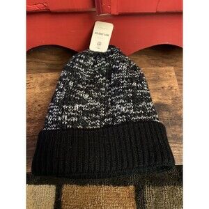 NWT Stocking Caps Men’s Fur Lined Winter Hat Snow Cold Black Giftable Beanie